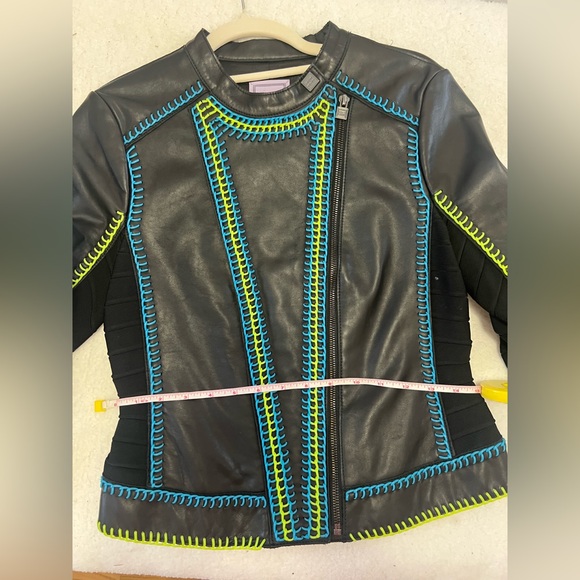 Herve Leger leather jacket XS-S - Picture 4 of 5